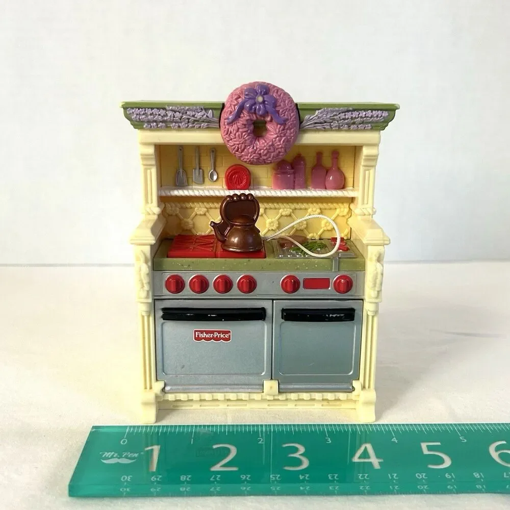 Fisher-Price Loving Family Dollhouse Kitchen Stove Oven with Sounds  2008